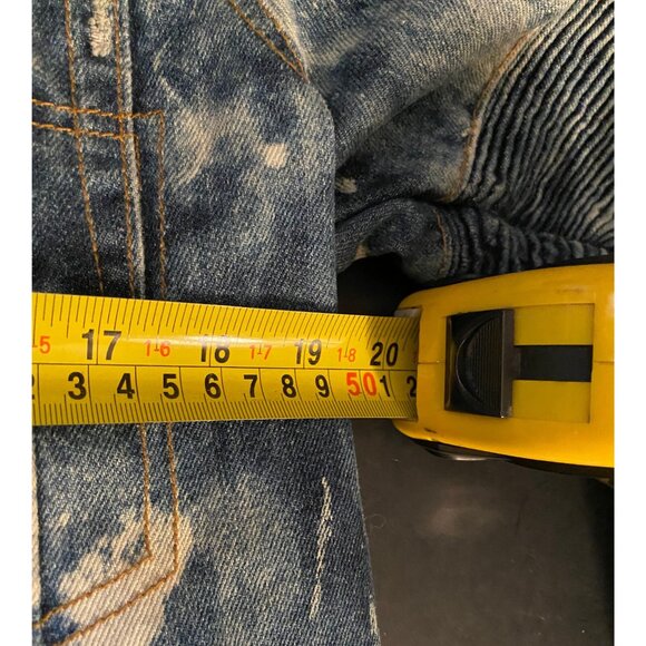 The Heritage by America 1776 Denim Distillery Distressed Jacket Mens M Grunge - Picture 5 of 6